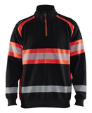 Blaklader sweaters 35531158 zwart-fluo rood(9955)