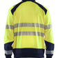 Blaklader Zipsweaters 35562528 HiVis fluo geel-marineblauw(3389)
