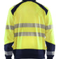 Blaklader Zipsweaters 35562528 HiVis fluo geel-marineblauw(3389)