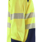 Blaklader Zipsweaters 35562528 HiVis fluo geel-marineblauw(3389)