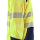 Blaklader Zipsweaters 35562528 HiVis fluo geel-marineblauw(3389)