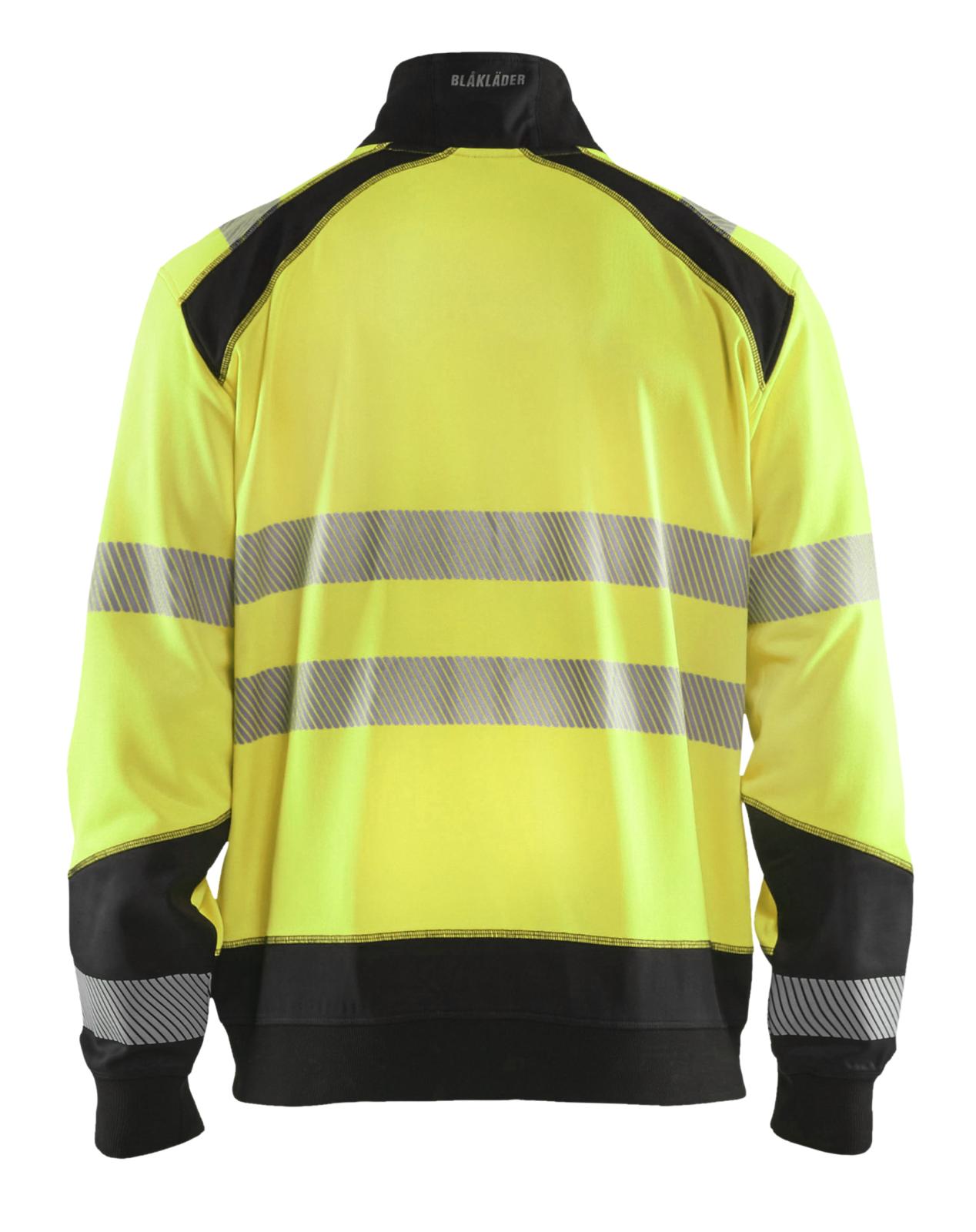 Blaklader Zipsweaters 35562528 HiVis fluo geel-zwart(3399)