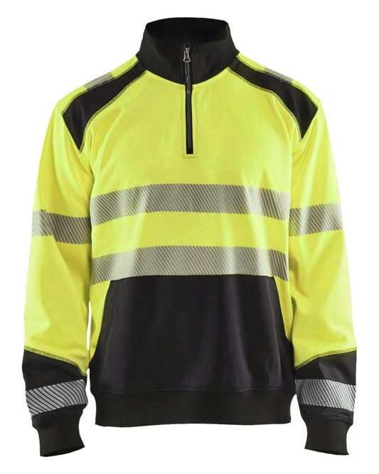 Blaklader Zipsweaters 35562528 HiVis fluo geel-zwart(3399)