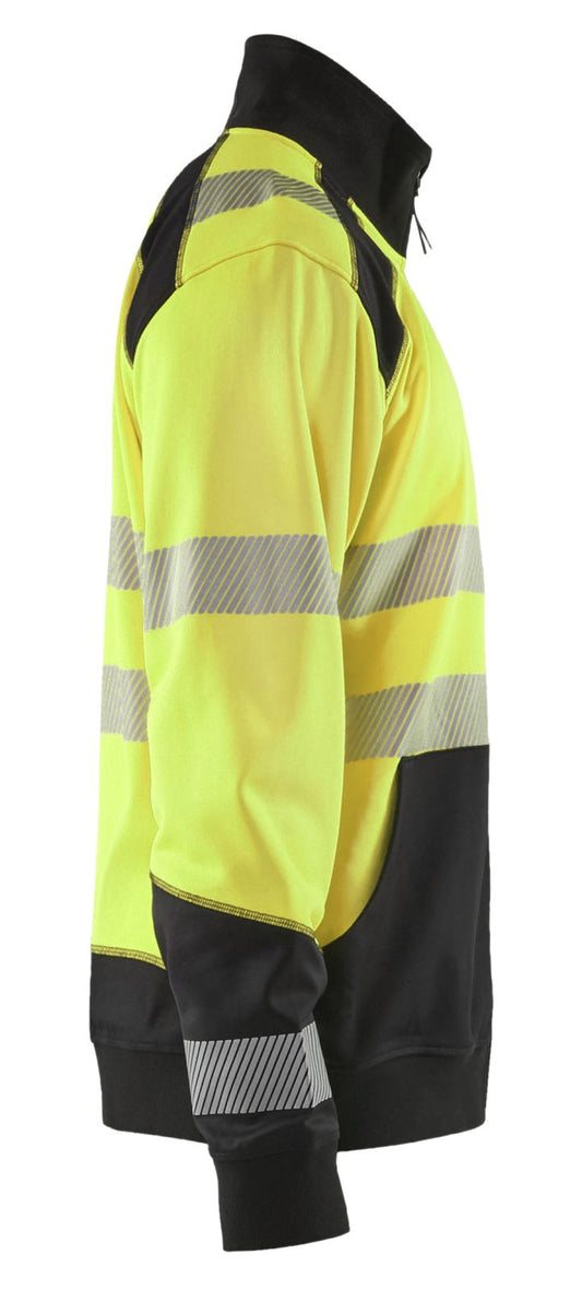 Blaklader Zipsweaters 35562528 HiVis fluo geel-zwart(3399)
