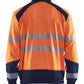 Blaklader Zipsweaters 35562528 HiVis fluo oranje-marineblauw(5389)