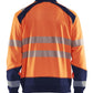 Blaklader Zipsweaters 35562528 HiVis fluo oranje-marineblauw(5389)