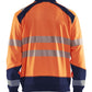 Blaklader Zipsweaters 35562528 HiVis fluo oranje-marineblauw(5389)