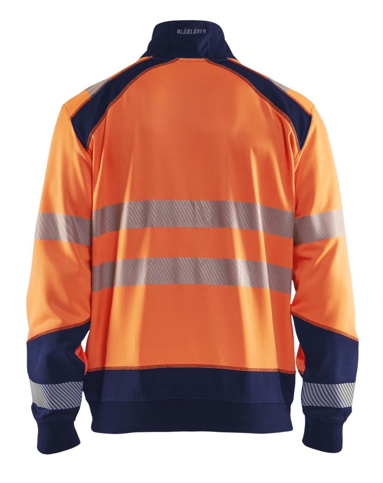 Blaklader Zipsweaters 35562528 HiVis fluo oranje-marineblauw(5389)