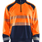Blaklader Zipsweaters 35562528 HiVis fluo oranje-marineblauw(5389)