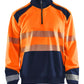 Blaklader Zipsweaters 35562528 HiVis fluo oranje-marineblauw(5389)