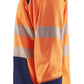 Blaklader Zipsweaters 35562528 HiVis fluo oranje-marineblauw(5389)