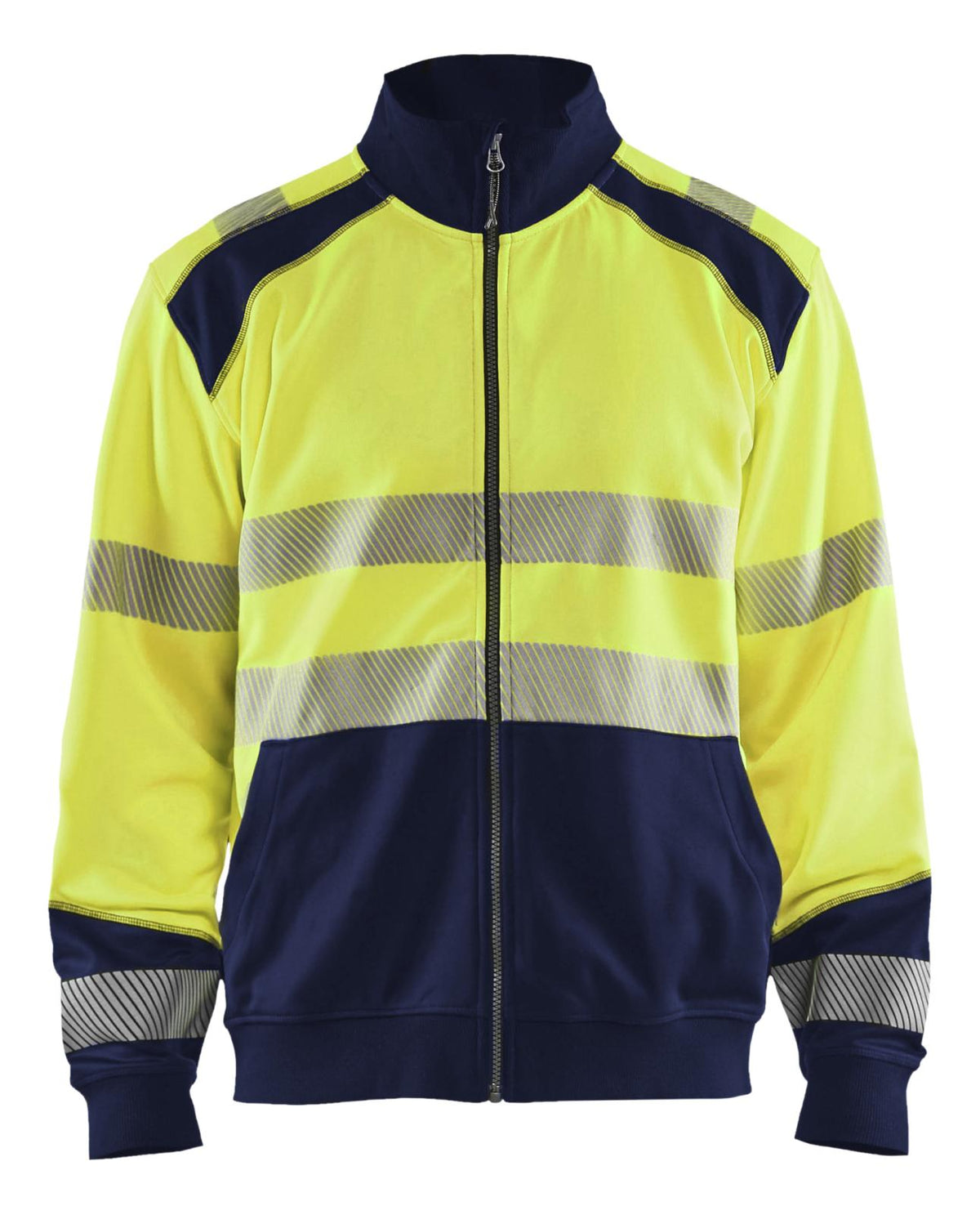 Blaklader Vesten 35582528 HiVis fluo geel-marineblauw(3389)