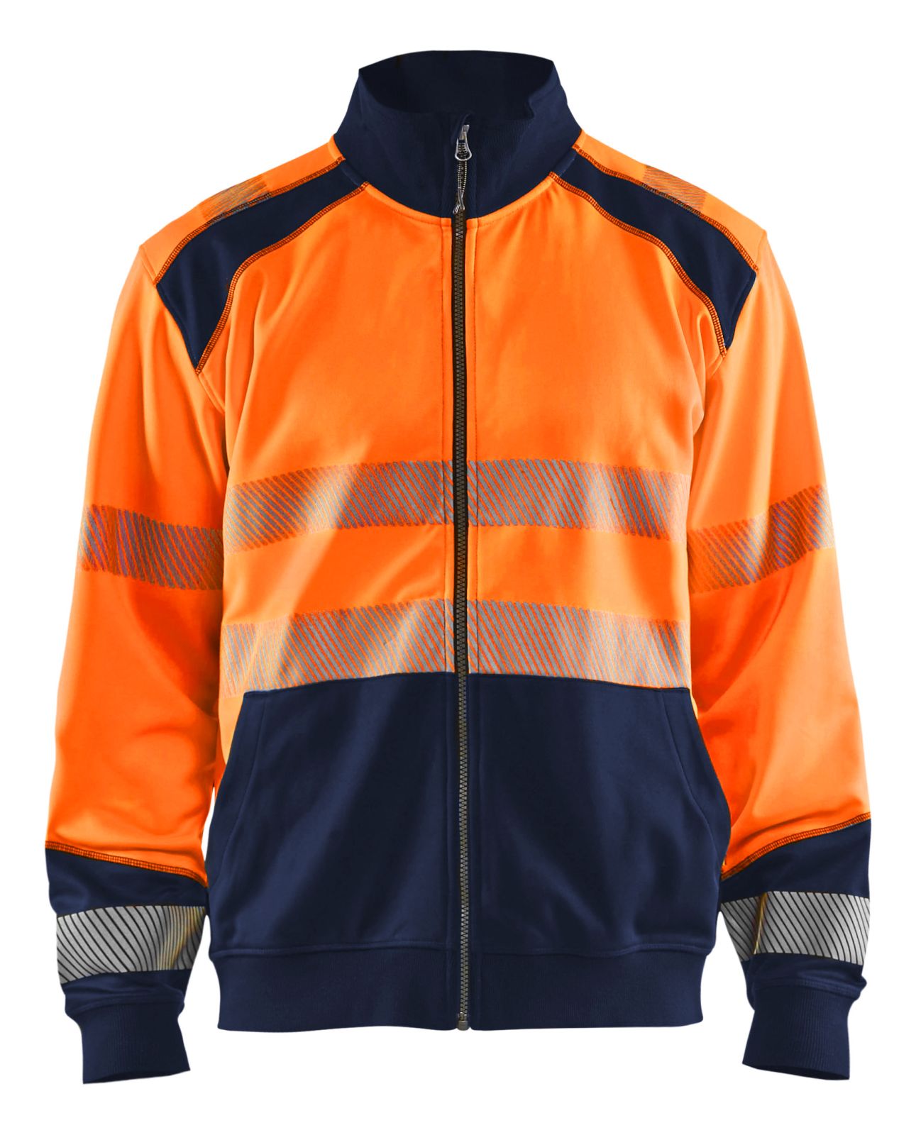 Blaklader Vesten 35582528 HiVis fluo oranje-marineblauw(5389)