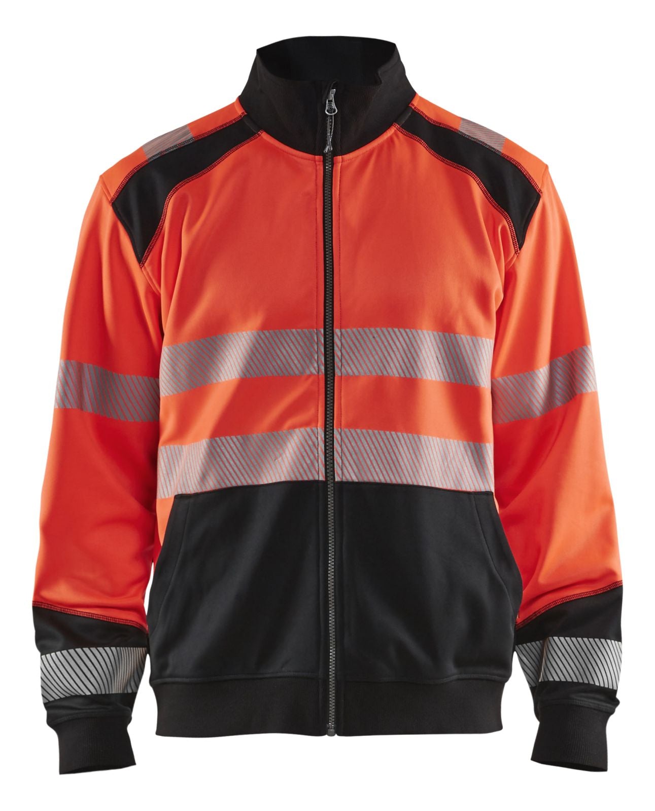 Blaklader Vesten 35582528 HiVis fluo rood-zwart(5599)