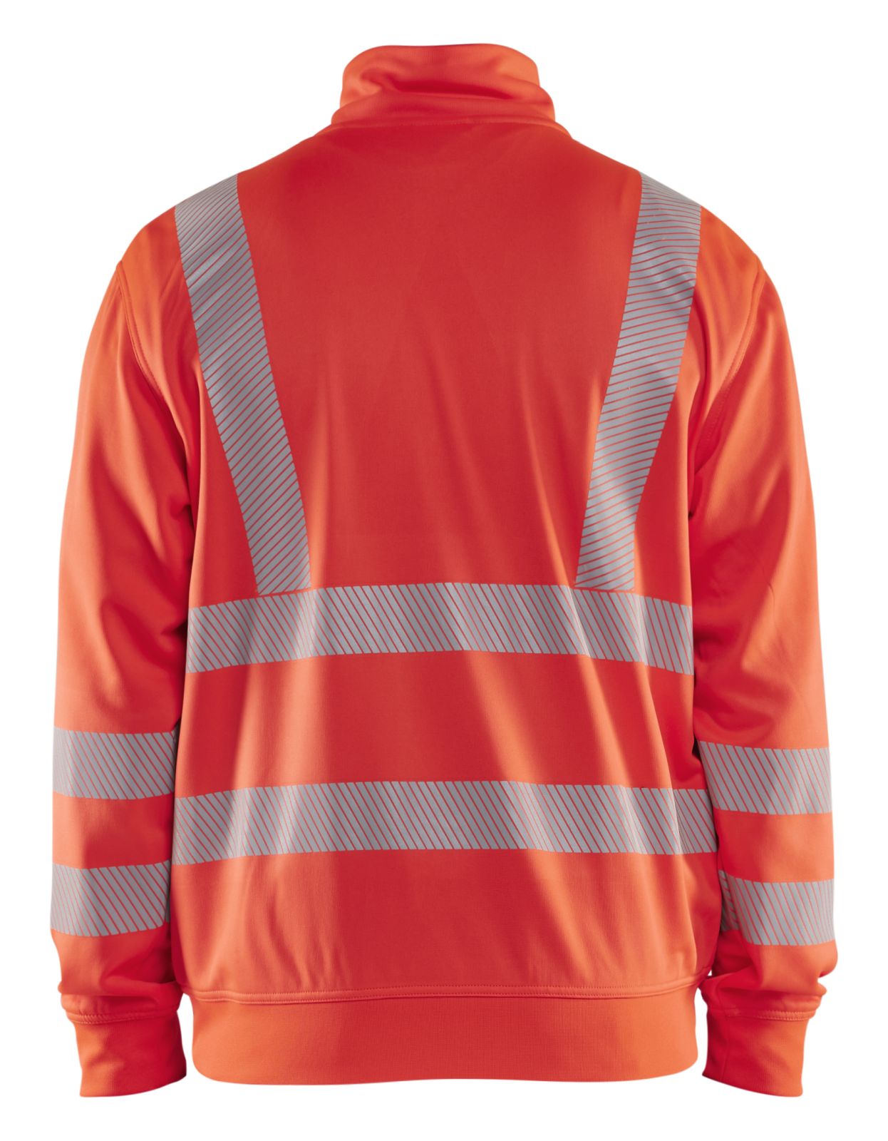 Blaklader High Vis sweaters 35642538 HiVis halve rits fluo rood(5500)