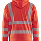 Blaklader High Vis hoodie 35652538 HiVis rits fluo rood(5500)
