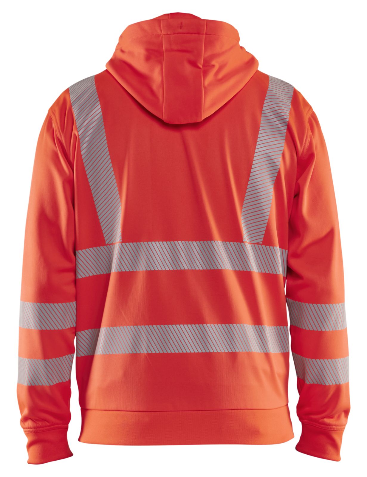 Blaklader High Vis hoodie 35652538 HiVis rits fluo rood(5500)