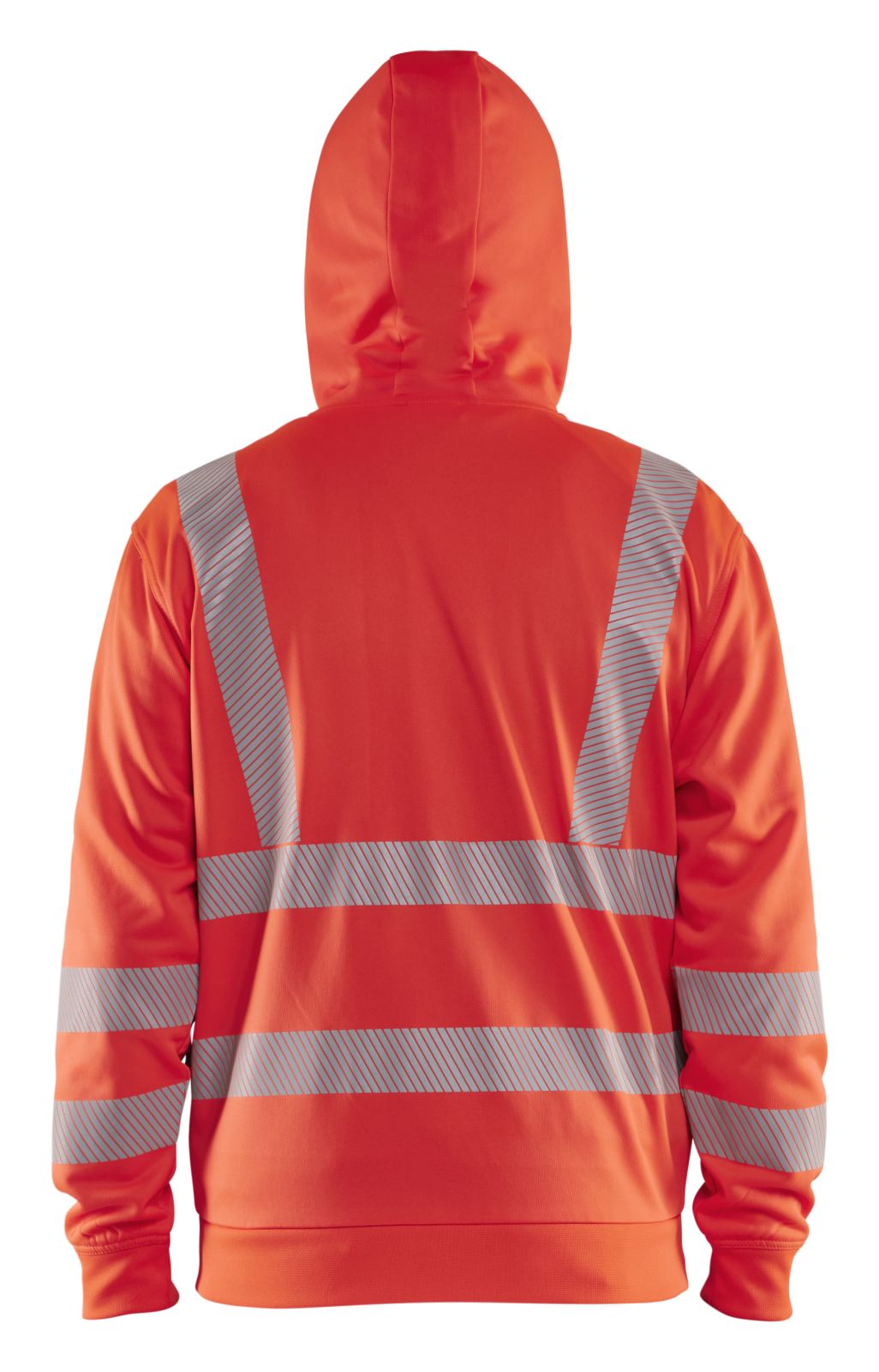 Blaklader High Vis hoodie 35652538 HiVis rits fluo rood(5500)