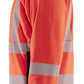 Blaklader High Vis hoodie 35652538 HiVis rits fluo rood(5500)