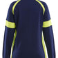 Blaklader Profiel Visible Dames Sweatshirt 35661158 HiVis marineblauw-fluo geel(8933)