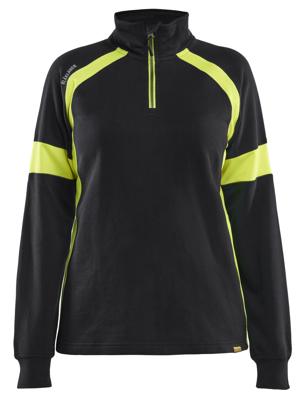 Blaklader Profiel Visible Dames sweaters 35661158 HiVis zwart-fluo geel(9933)