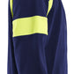 Blaklader Profiel Visible Sweatshirt 35671158 rits marineblauw-fluo geel(8933)
