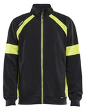 Blaklader Profiel Visible Sweatshirt 35671158 rits zwart-fluo geel(9933)