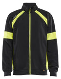 Blaklader Profiel Visible Sweatshirt 35671158 rits zwart-fluo geel(9933)