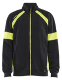 Blaklader Profiel Visible Sweatshirt 35671158 rits zwart-fluo geel(9933)