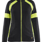 Blaklader Profiel Visible Dames Sweatshirt 35681158 rits zwart-fluo geel(9933)