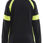 Blaklader Profiel Visible Dames Sweatshirt 35681158 rits zwart-fluo geel(9933)