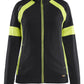 Blaklader Profiel Visible Dames Sweatshirt 35681158 rits zwart-fluo geel(9933)