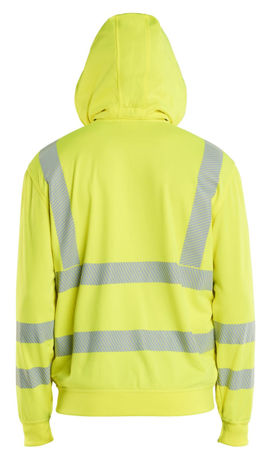 Blaklader High vis Sweatshirt 35732538 afneembare capuchon HiVis fluo geel(3300)