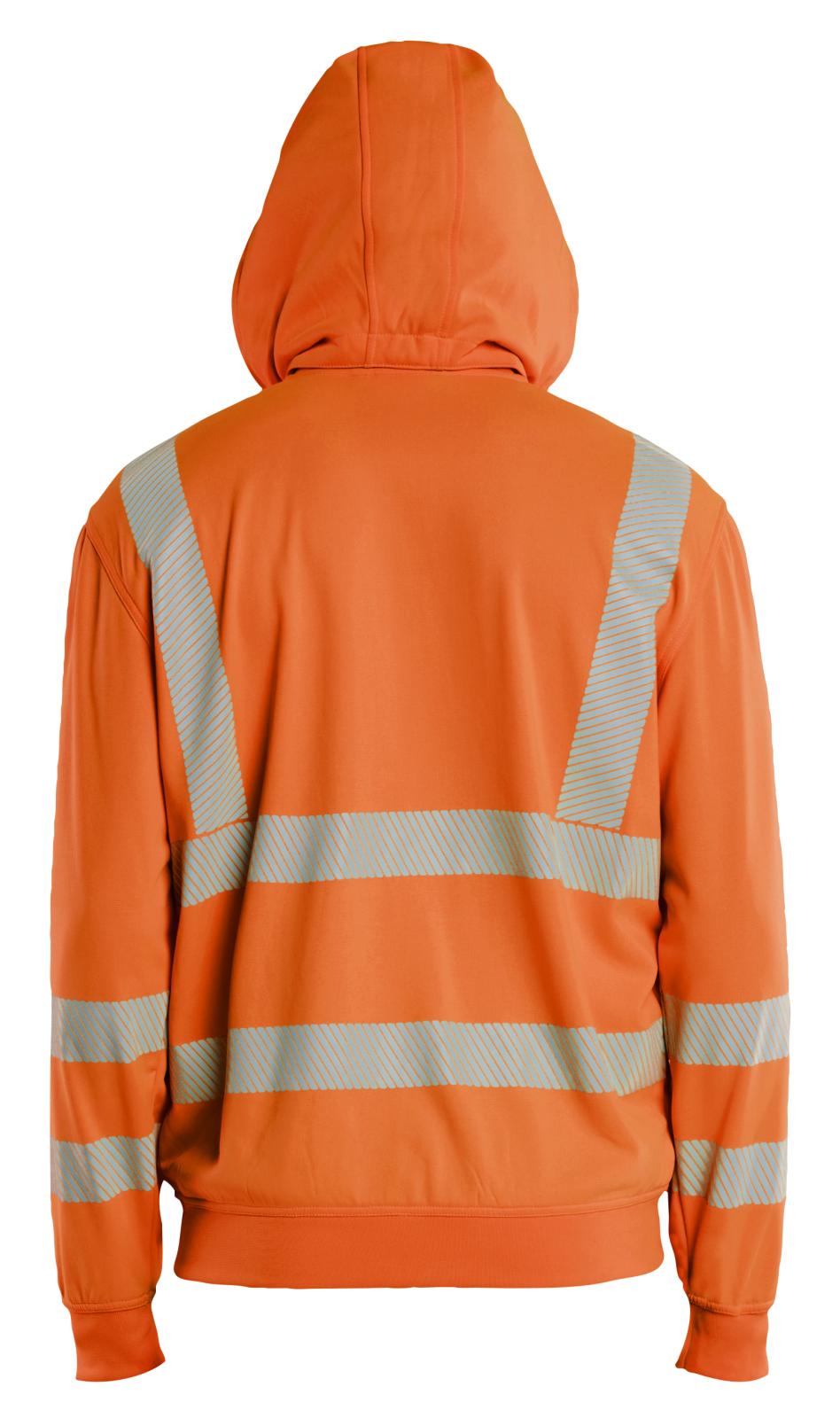 Blaklader High Vis Sweatshirt 35732538 afneembare capuchon HiVis fluo oranje(5300)