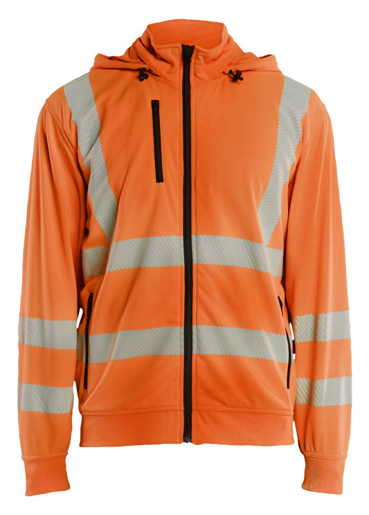 Blaklader High vis Sweatshirt 35732538 afneembare capuchon HiVis fluo oranje(5300)