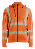 Blaklader High vis Sweatshirt 35732538 afneembare capuchon HiVis fluo oranje(5300)