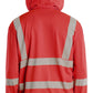 Blaklader High vis Sweatshirt 35732538 afneembare capuchon HiVis fluo rood(5500)