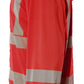 Blaklader High Vis Sweatshirt 35732538 afneembare capuchon HiVis fluo rood(5500)