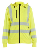 Blaklader Dames Sweatshirt 35742538 afneembare capuchon High Vis fluo geel(3300)
