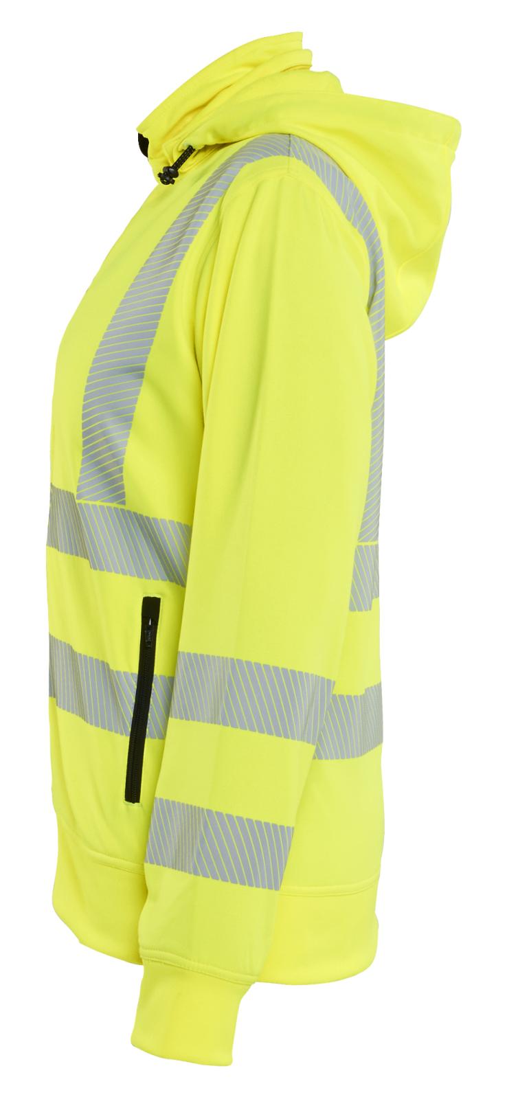 Blaklader Dames Sweatshirt 35742538 afneembare capuchon High Vis fluo geel(3300)