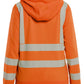 Blaklader Dames Sweatshirt 35742538 afneembare capuchon High Vis fluo oranje(5300)