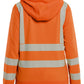 Blaklader Dames Sweatshirt 35742538 afneembare capuchon High Vis fluo oranje(5300)