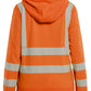 Blaklader Dames Sweatshirt 35742538 afneembare capuchon High Vis fluo oranje(5300)