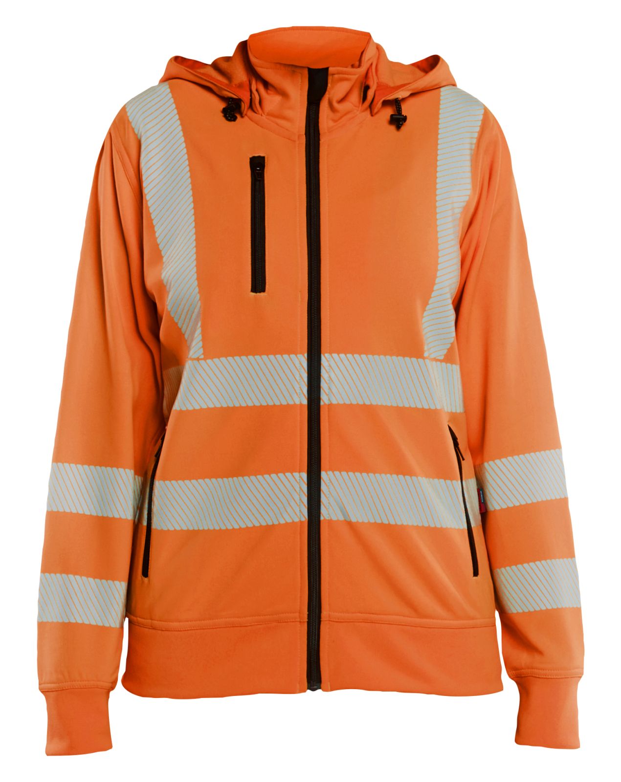Blaklader Dames Sweatshirt 35742538 afneembare capuchon High Vis fluo oranje(5300)