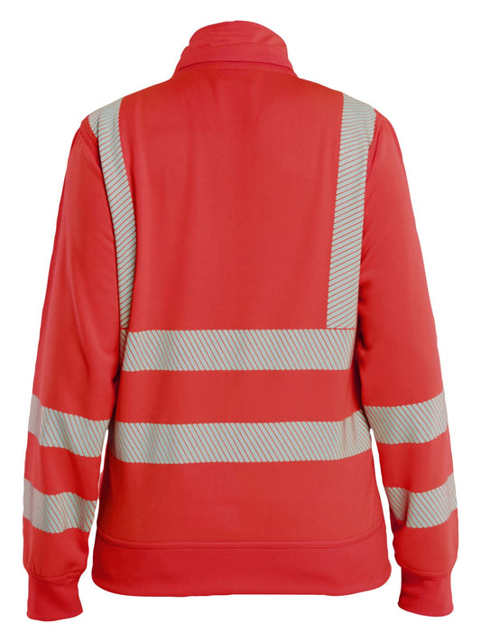 Blaklader Dames Sweatshirt 35742538 afneembare capuchon High Vis fluo rood(5500)