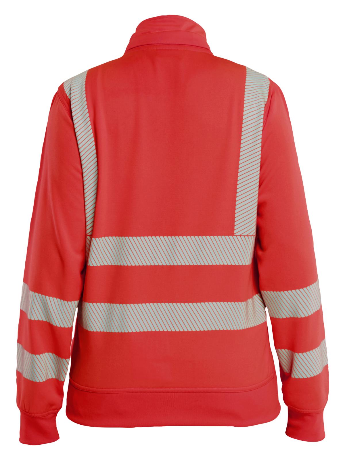 Blaklader Dames Sweatshirt 35742538 afneembare capuchon High Vis fluo rood(5500)