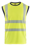 Blaklader High vis Onderhemden 35751013 UV HiVis fluo geel-marineblauw(3389)