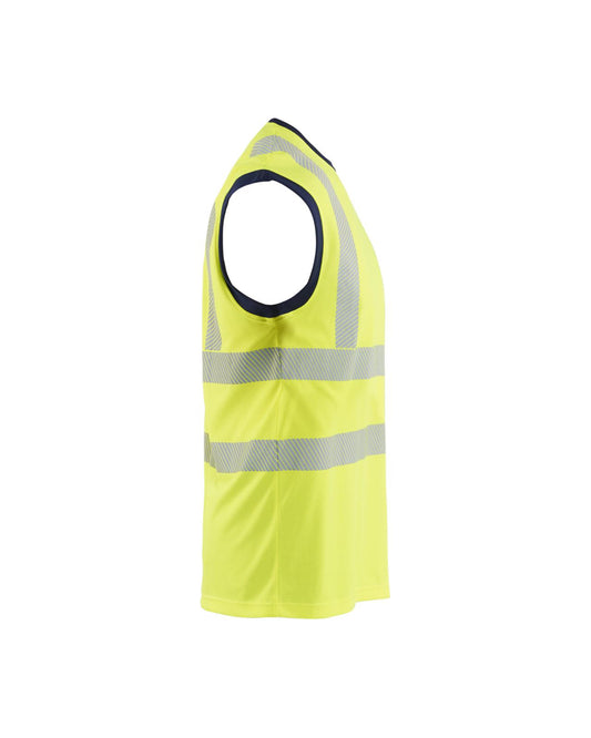 Blaklader High Vis Onderhemden 35751013 UV HiVis fluo geel-marineblauw(3389)