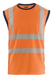 Blaklader High vis UV Onderhemden 35751013 HiVis fluo oranje-marineblauw(5389)