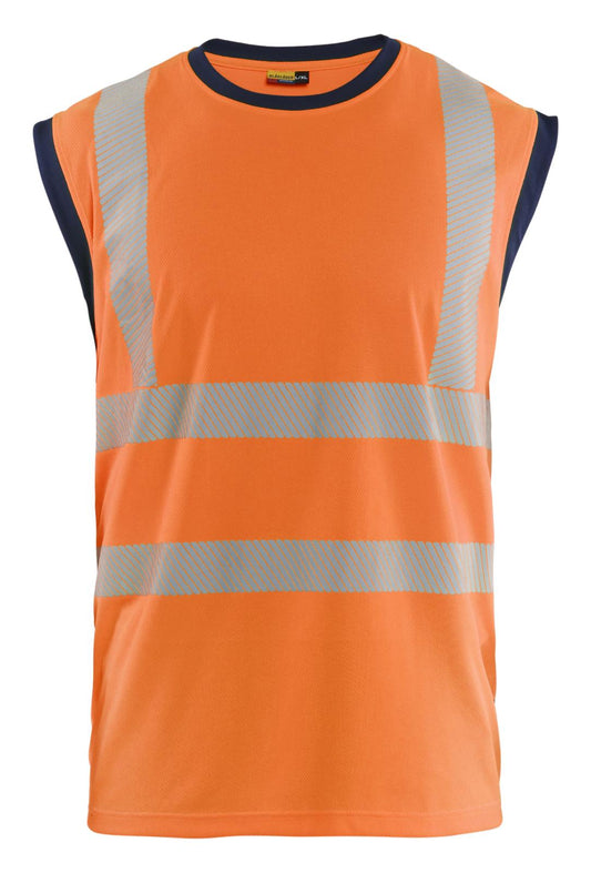 Blaklader High Vis Onderhemden 35751013 UV HiVis fluo oranje-marineblauw(5389)